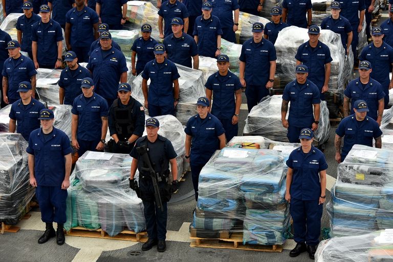 USCG Cutter Stratton offloads $1 billion worth of cocaine